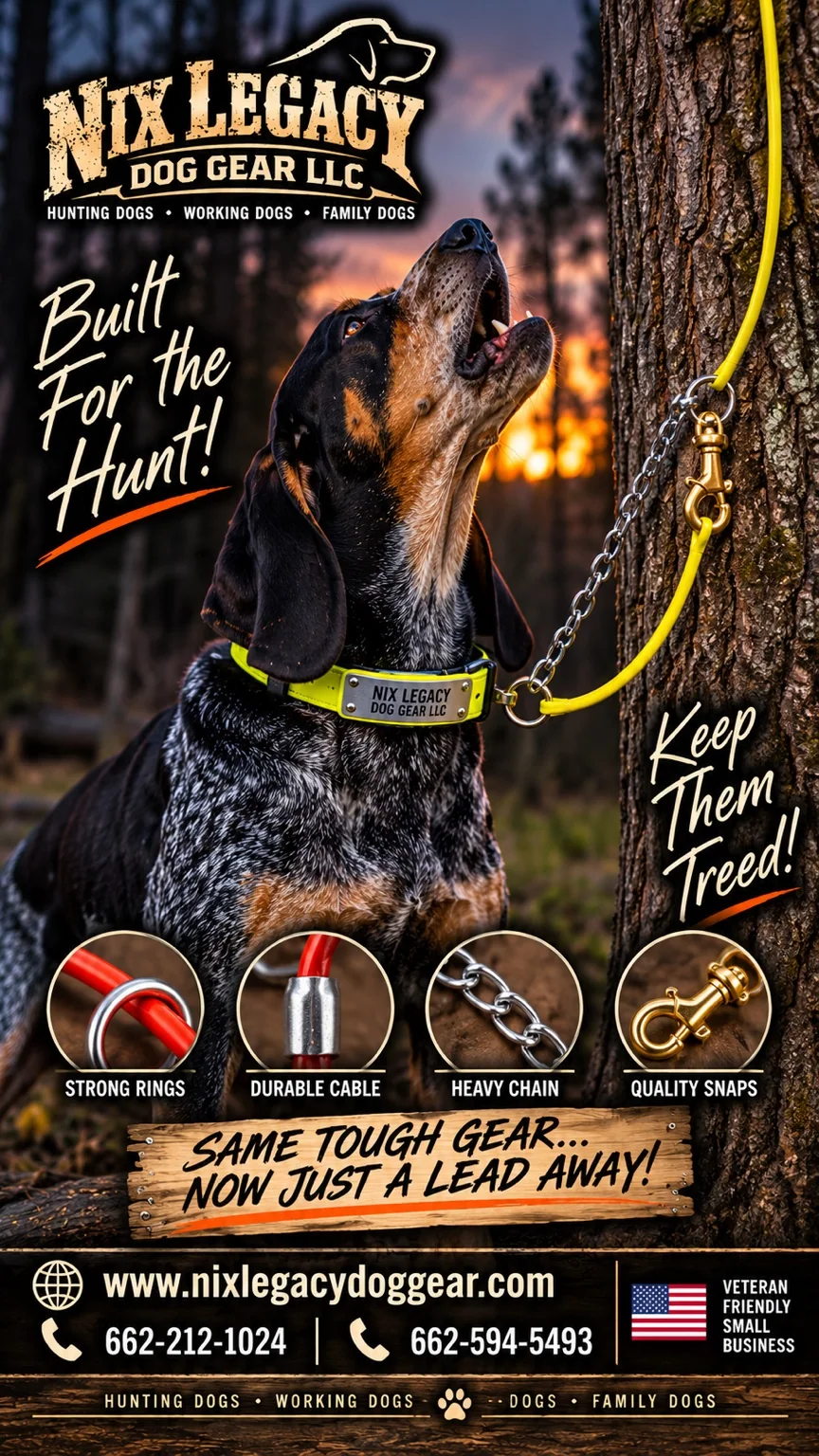 Dog lead and chain hunting artwork